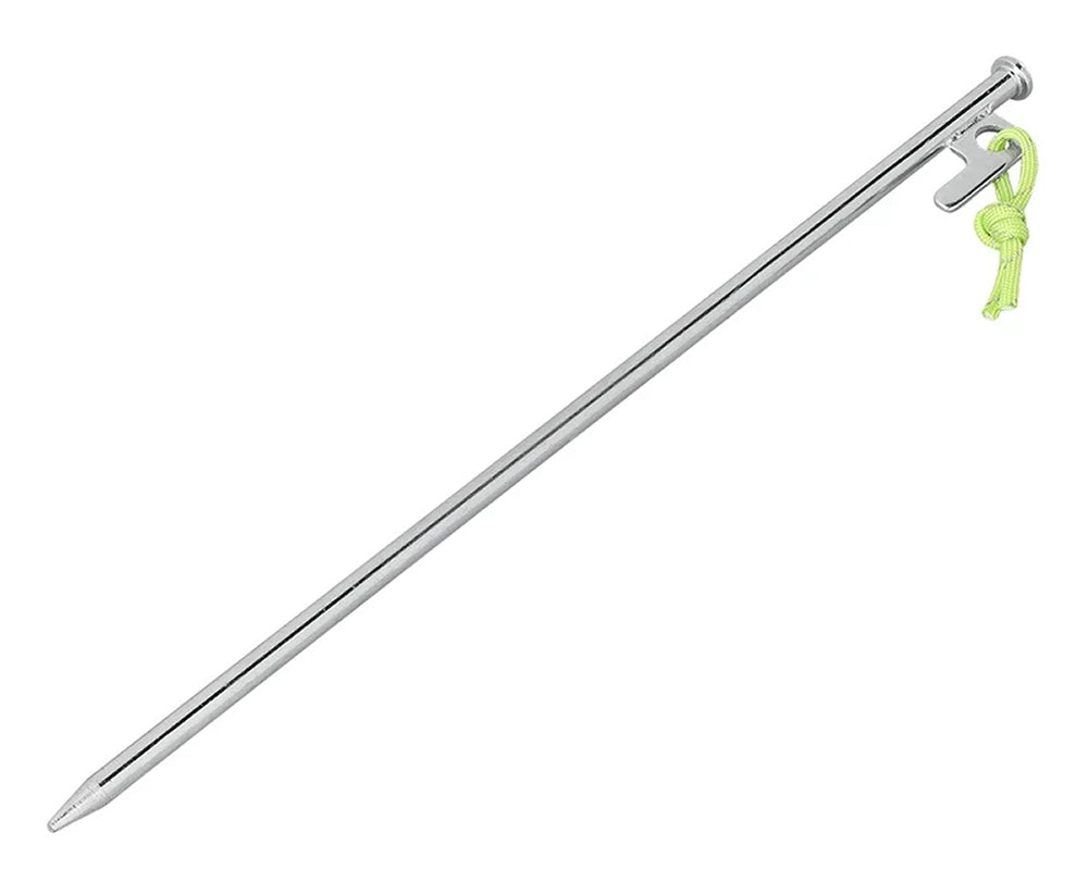 ProPlus 364662V02S 6 Stück Felsbodenheringe 40cm Verzinkter Stahl mit P-Haken Heavy Duty