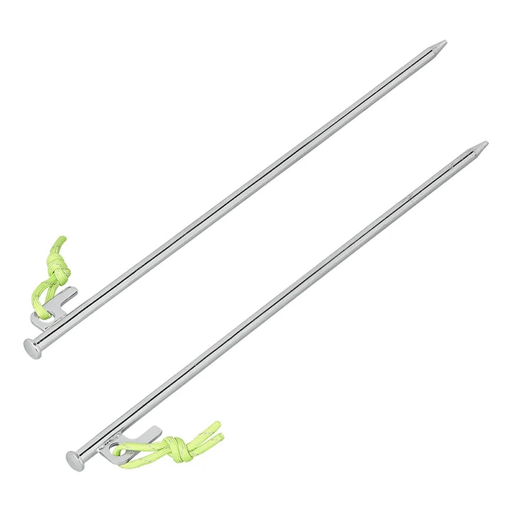 ProPlus 364662V02S 6 Stück Felsbodenheringe 40cm Verzinkter Stahl mit P-Haken Heavy Duty