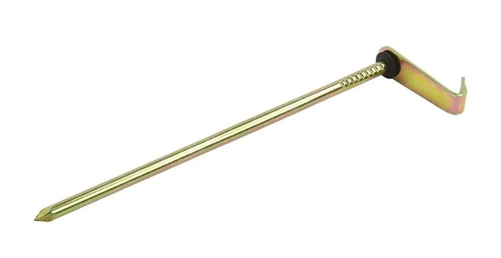 ProPlus 364663S Felsbodenhering 21cm Metall mit Haken 6 Stück Zelt Zubehör