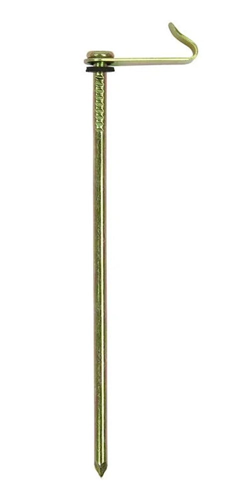 ProPlus 364663S Felsbodenhering 21cm Metall mit Haken 6 Stück Zelt Zubehör