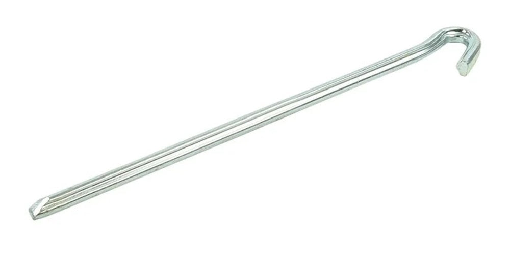 ProPlus 364669S Felsbodenhering 30cm Metall Dreieckig 6 Stück Zelt Zubehör