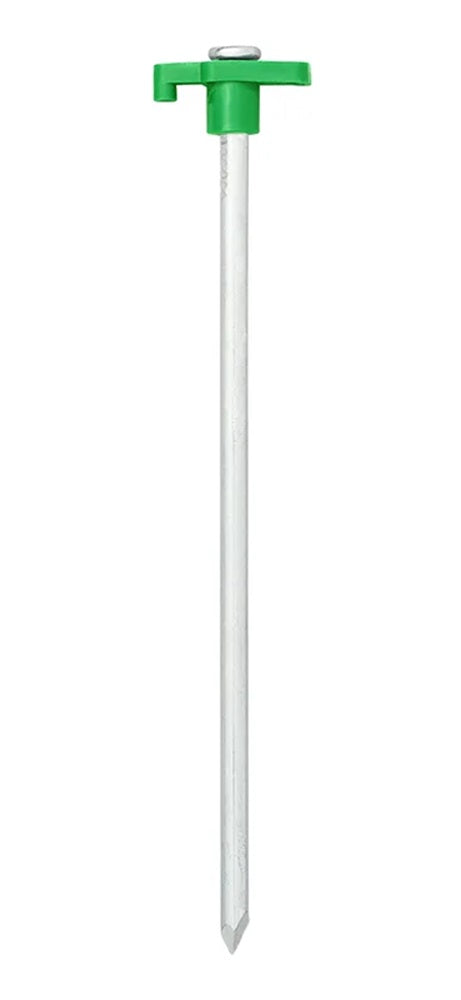 ProPlus 364675S Zelthering 25cm Metall mit Kunststoffhaken nachleuchtend 6 Stück