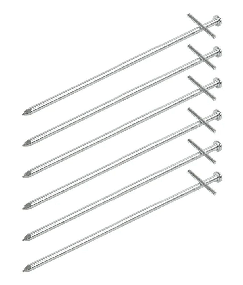 ProPlus 364695S Felsbodenhering 23cm Metall mit geschweißtem Querstift 6 Stück