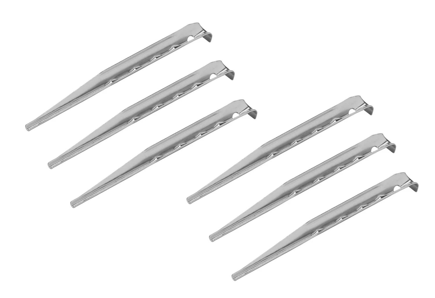 ProPlus 364724S Zelthering 18,5cm Aluminium geriffelt 6 Stück Zelt Zubehör