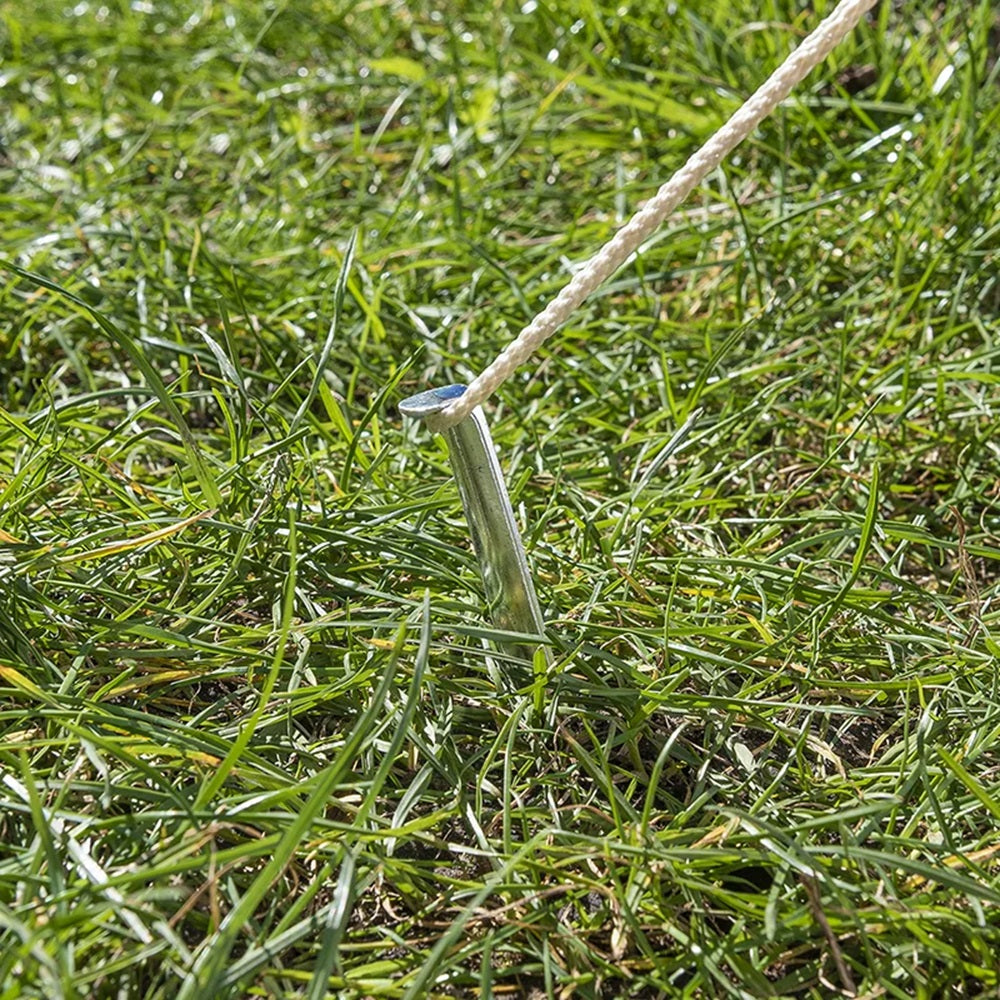 ProPlus 364745 Zelthering 22cm Aluminium halbrund Zelt Zubehör