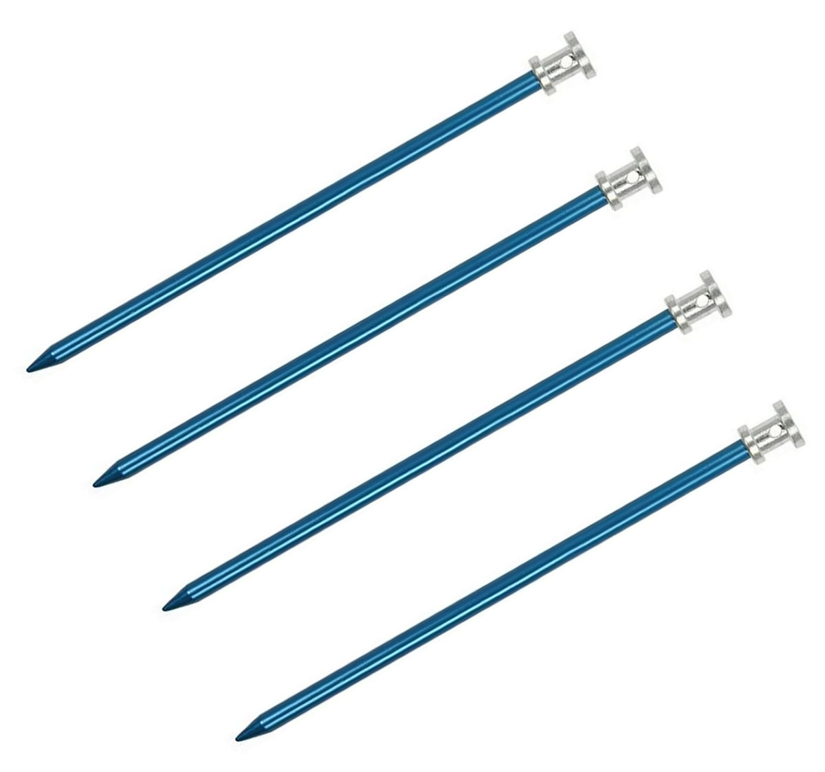 ProPlus 364765S Felsbodenhering 20cm Aluminium 4 Stück Zelt Zubehör