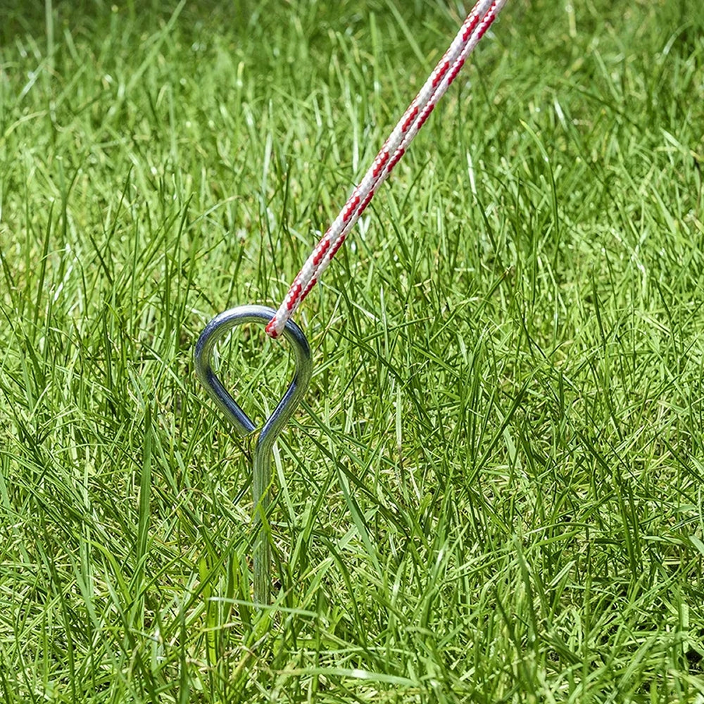 ProPlus 364784S Zelthering 19cm Aluminium mit geschlossener Öse 10 Stück