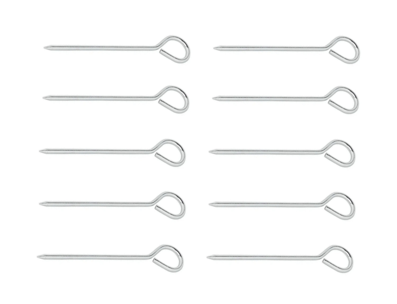 ProPlus 364784S Zelthering 19cm Aluminium mit geschlossener Öse 10 Stück