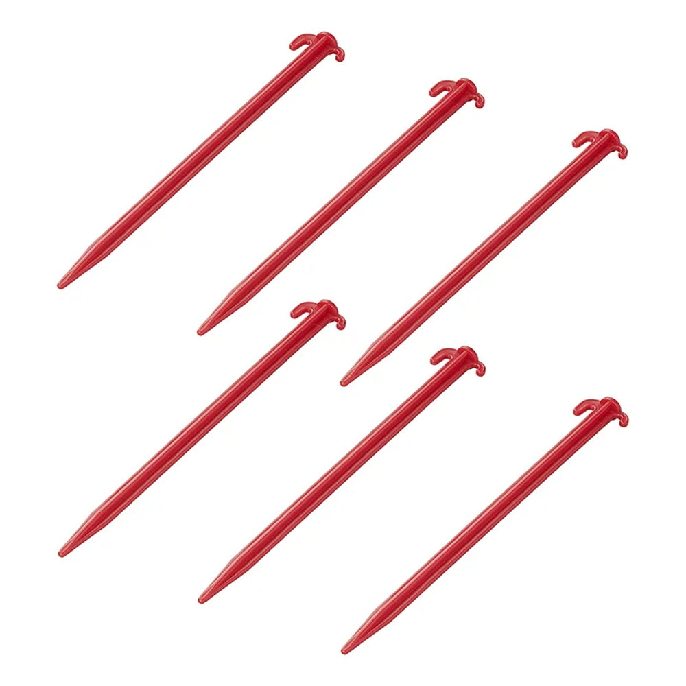 ProPlus 364826 Satz Zeltheringe 30cm Kunststoff 6 teilig Zelt Zubehör