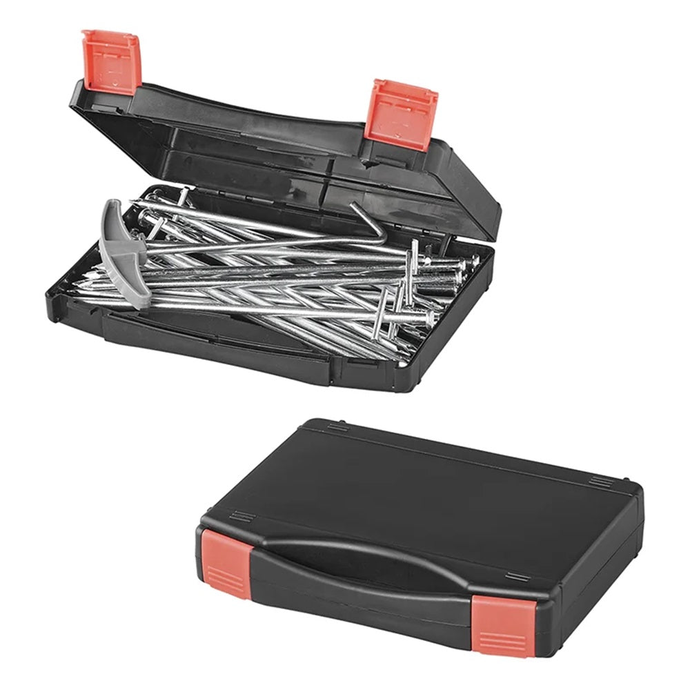 ProPlus 365014V01 Satz Felsbodenheringe 23cm Metall mit geschweißtem Querstift