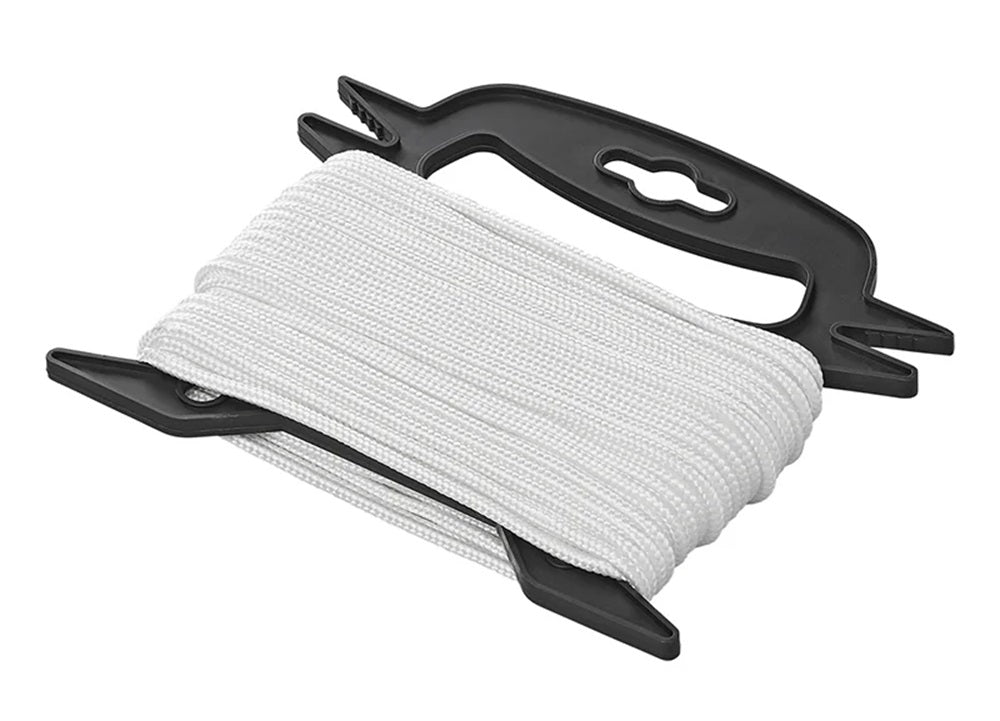 ProPlus 365232 Spannleine 4mm x 20m Weiß auf Haspel Zelt Zubehör