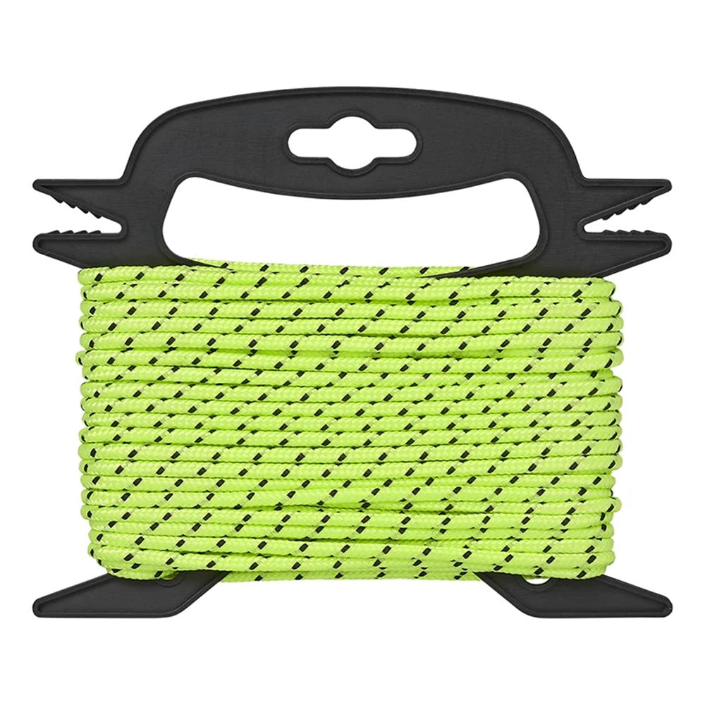 ProPlus 365234 Spannleine 4mm x 20m fluoreszierend auf Haspel Zelt Zubehör