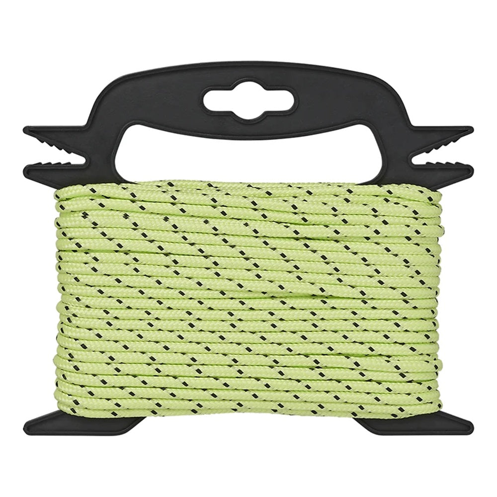 ProPlus 365236 Spannleine 4mm x 20m nachleuchtend auf Haspel Zelt Zubehör