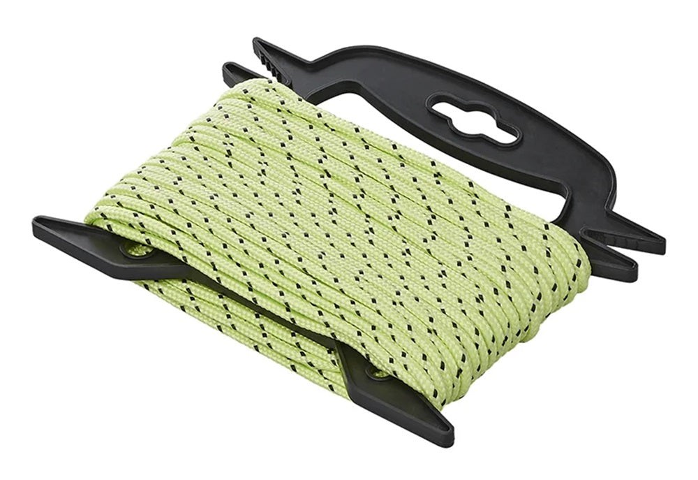 ProPlus 365236 Spannleine 4mm x 20m nachleuchtend auf Haspel Zelt Zubehör