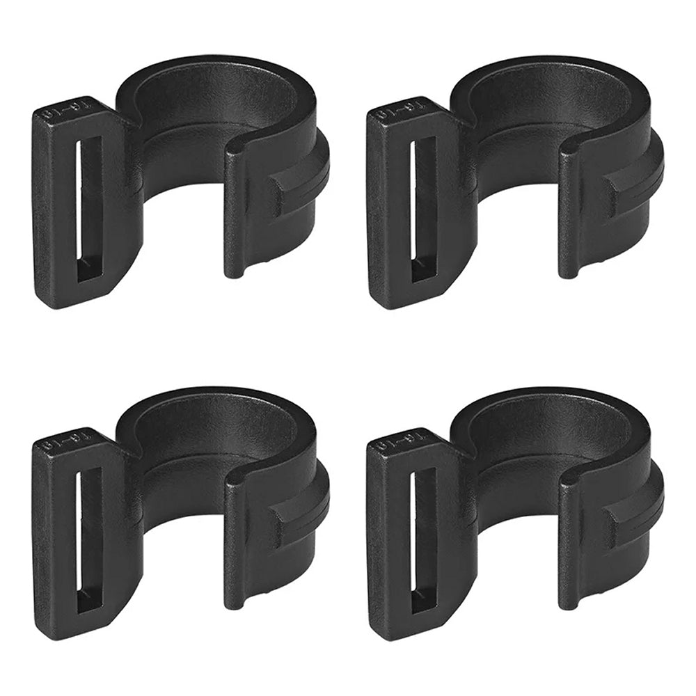 ProPlus 366482S Zeltschelle für Zeltstange 20-25mm mit Schlitz schwarz 4 Stück