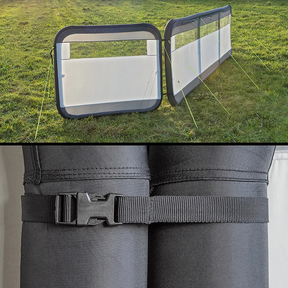 ProPlus 367804 Windschutz aufblasbar 160x140cm Windschutzwand