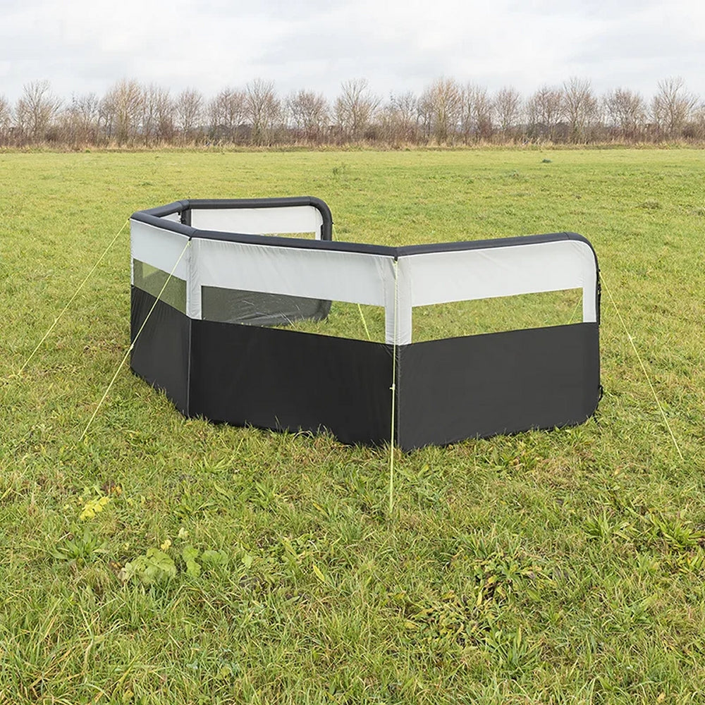 ProPlus 367808 Windschutz aufblasbar 840x140cm Windschutzwand