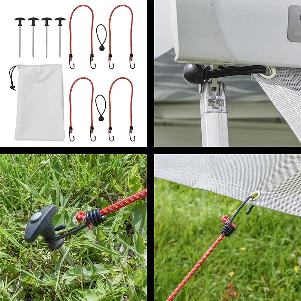 ProPlus 368302V02 Sonnenschutz Front für Dachmarkise Wandmarkisen 380 x 200cm