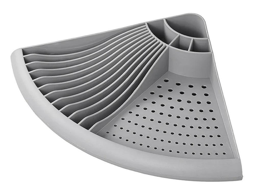 ProPlus 370300V01 Geschirrtrockner aus Kunststoff für Ecke 11 Teller 4 Besteckfächer