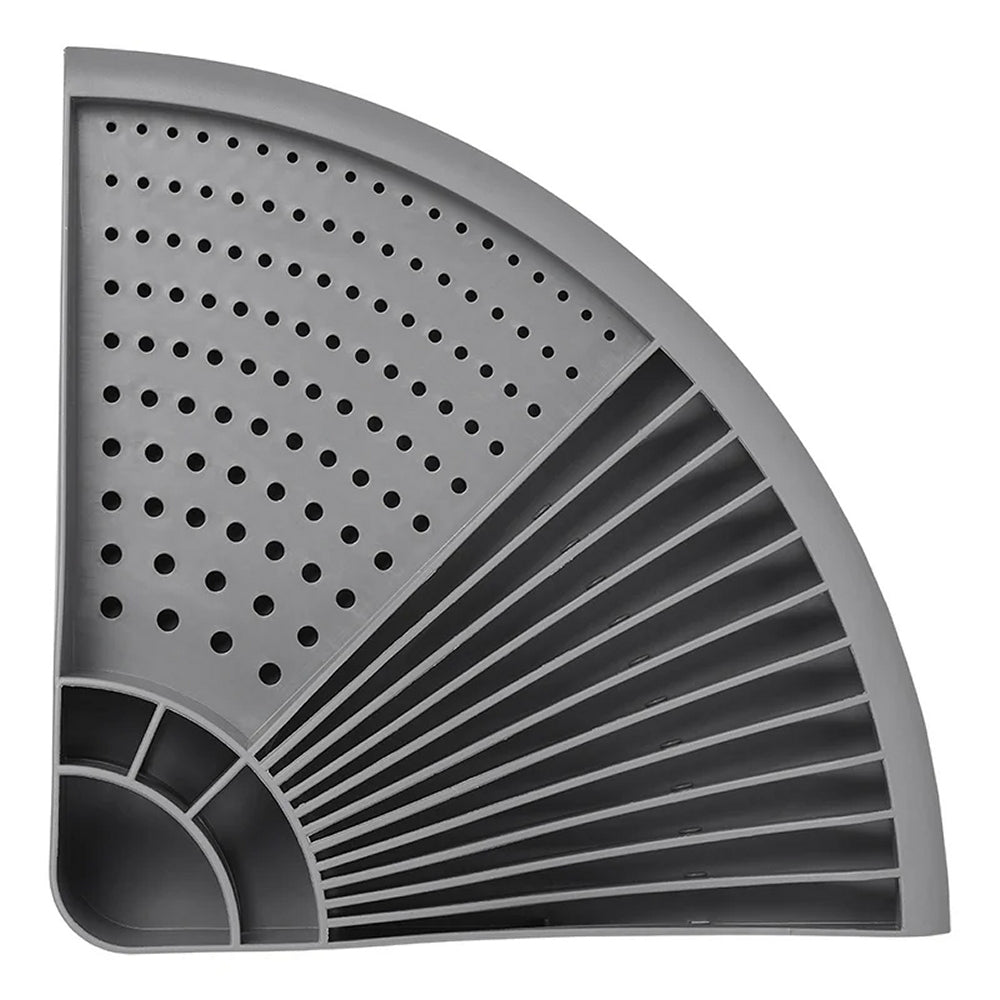 ProPlus 370300V01 Geschirrtrockner aus Kunststoff für Ecke 11 Teller 4 Besteckfächer