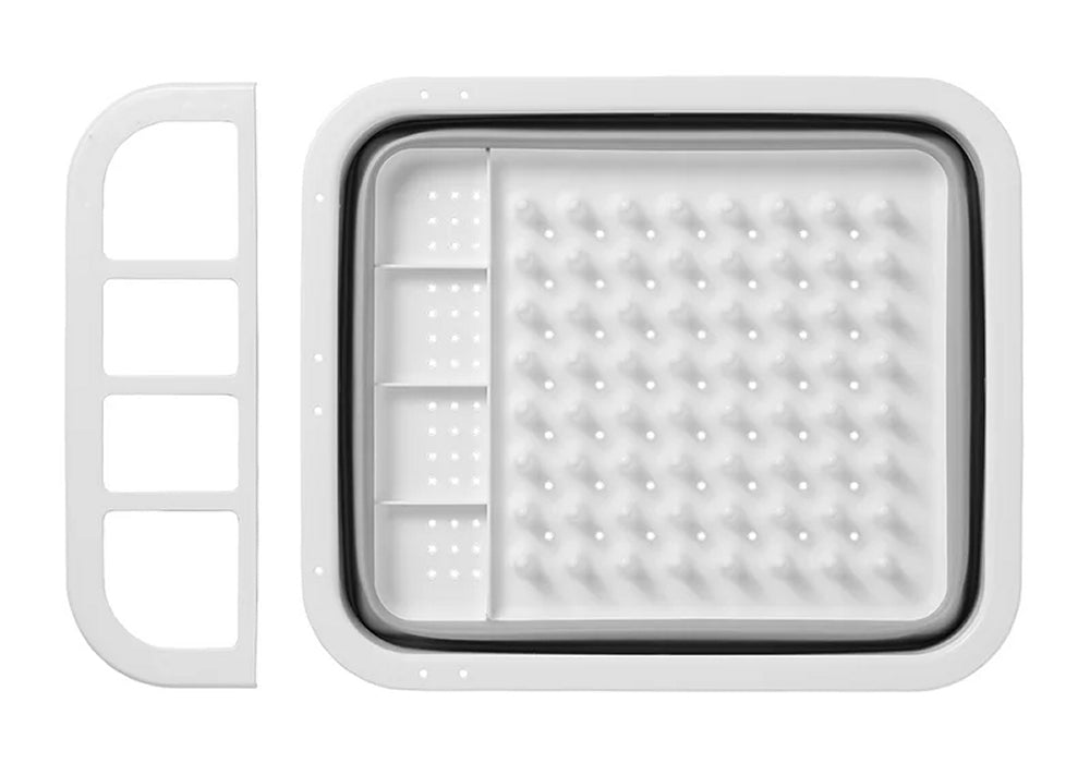 ProPlus 370301 Geschirrtrockner aus Kunststoff faltbar Camping Abtropfgestell