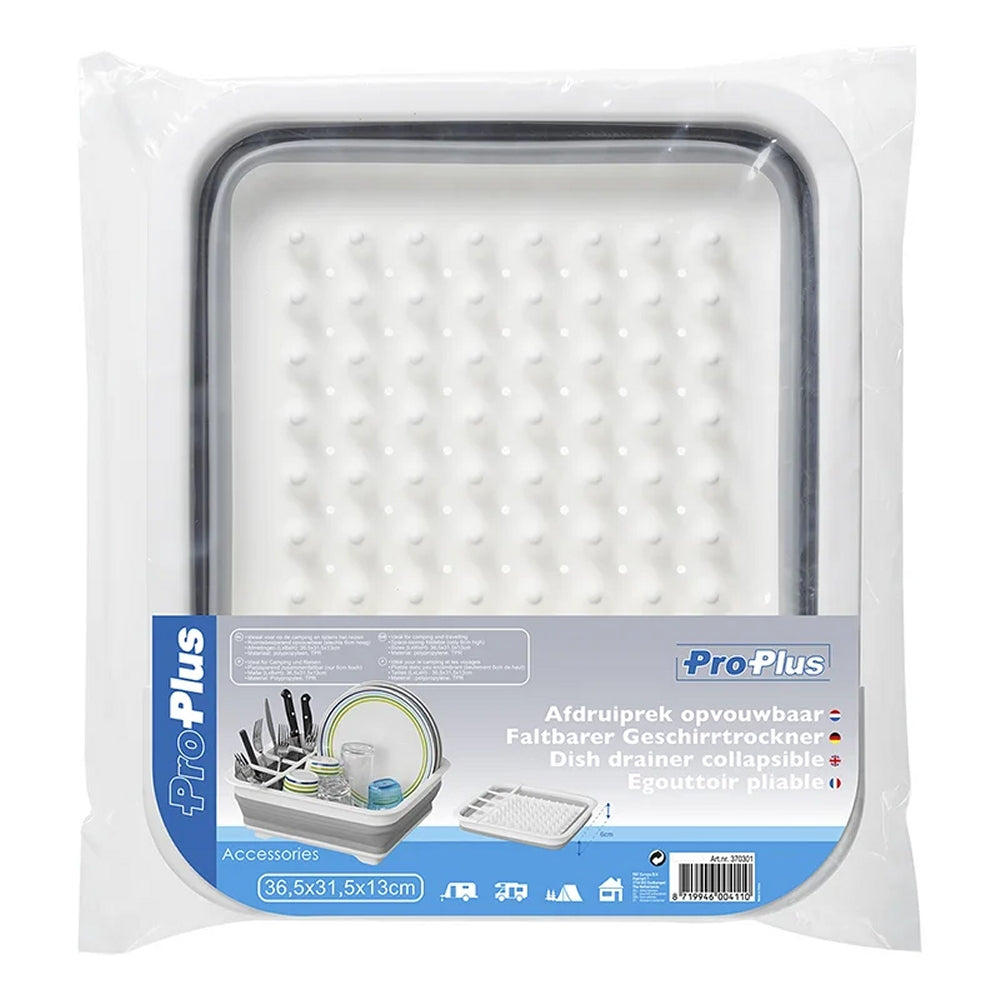 ProPlus 370301 Geschirrtrockner aus Kunststoff faltbar Camping Abtropfgestell