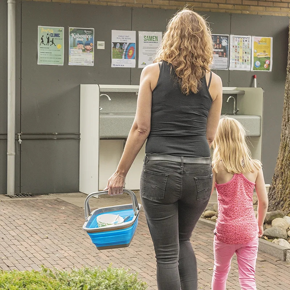 ProPlus 370303 Waschschüssel 9 Liter faltbar Camping Spülschüssel