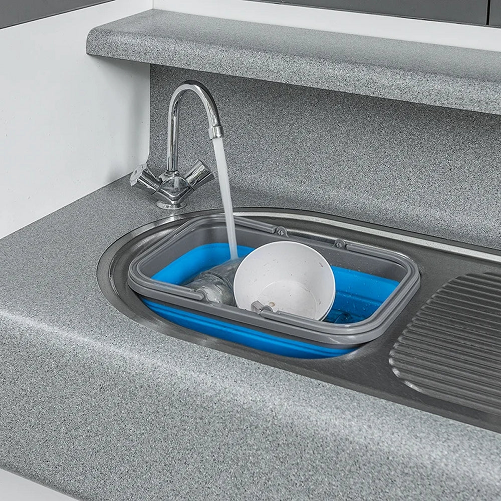 ProPlus 370303 Waschschüssel 9 Liter faltbar Camping Spülschüssel