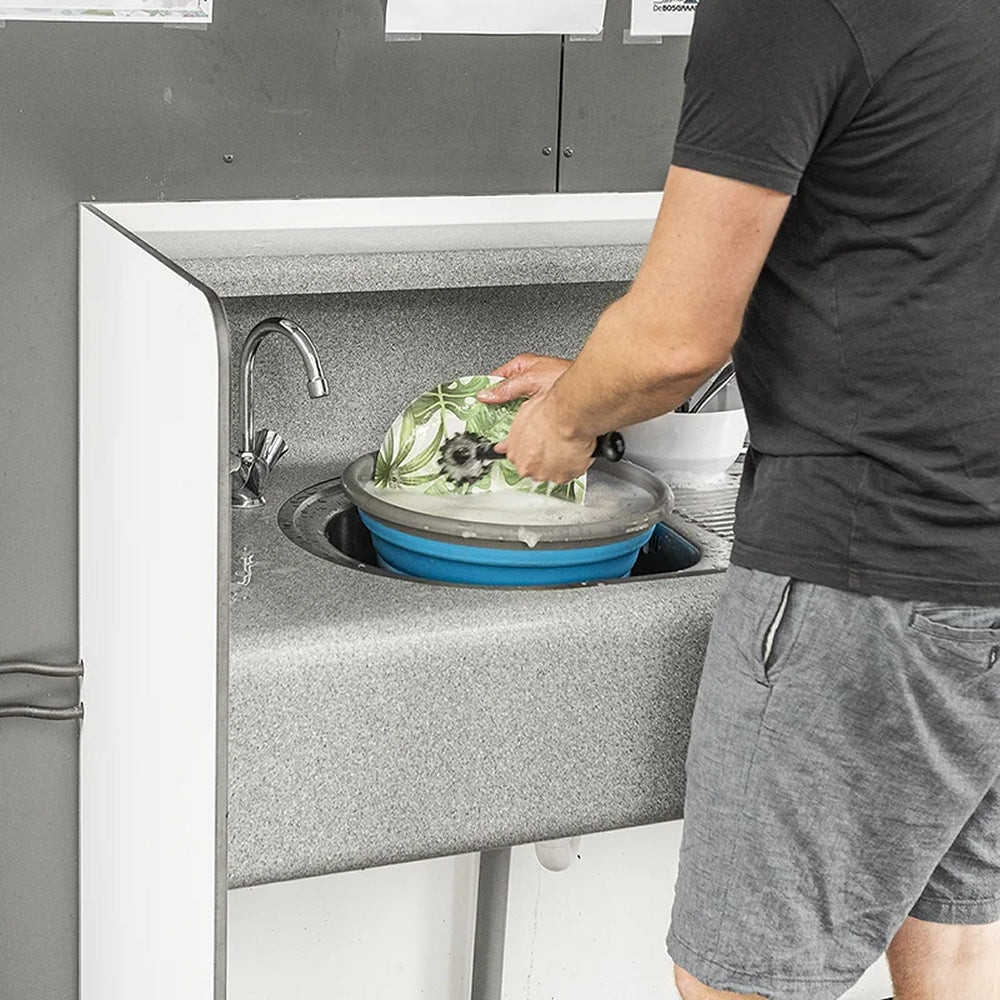 ProPlus 370305 Spülschüssel rund faltbar 9 Liter Camping Waschschüssel