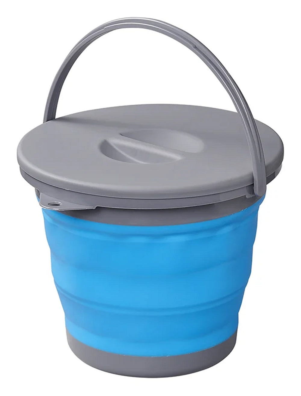 ProPlus 370306 Eimer 5 Liter mit Deckel faltbar Camping Falteimer