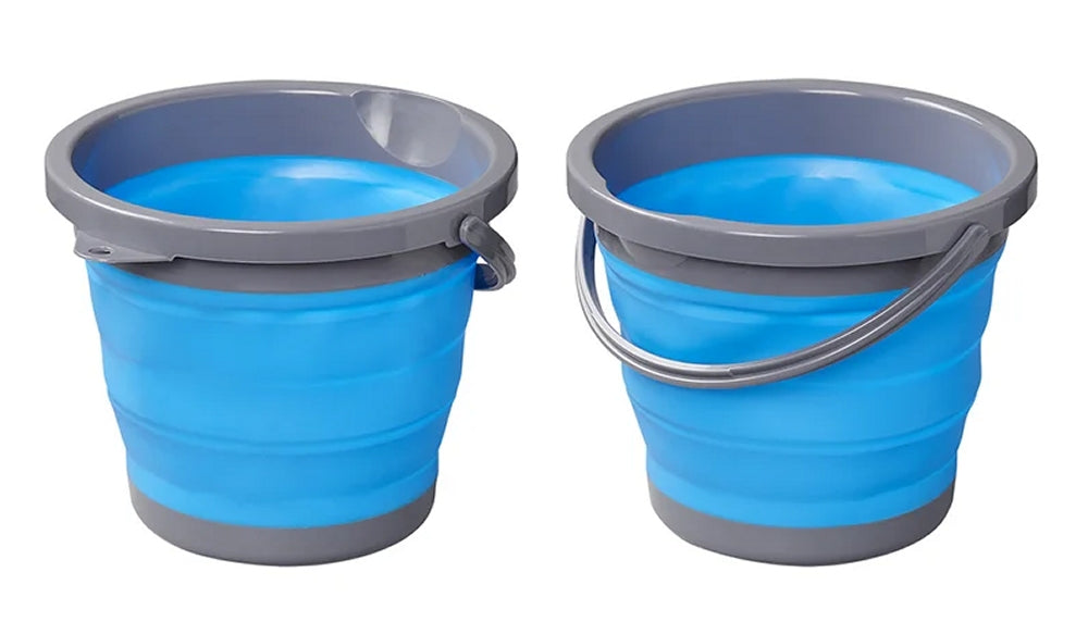 ProPlus 370306 Eimer 5 Liter mit Deckel faltbar Camping Falteimer