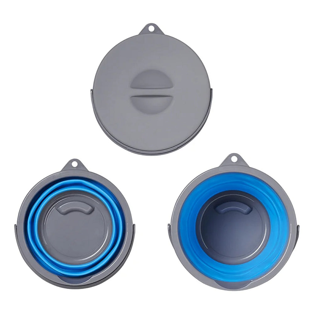 ProPlus 370306 Eimer 5 Liter mit Deckel faltbar Camping Falteimer