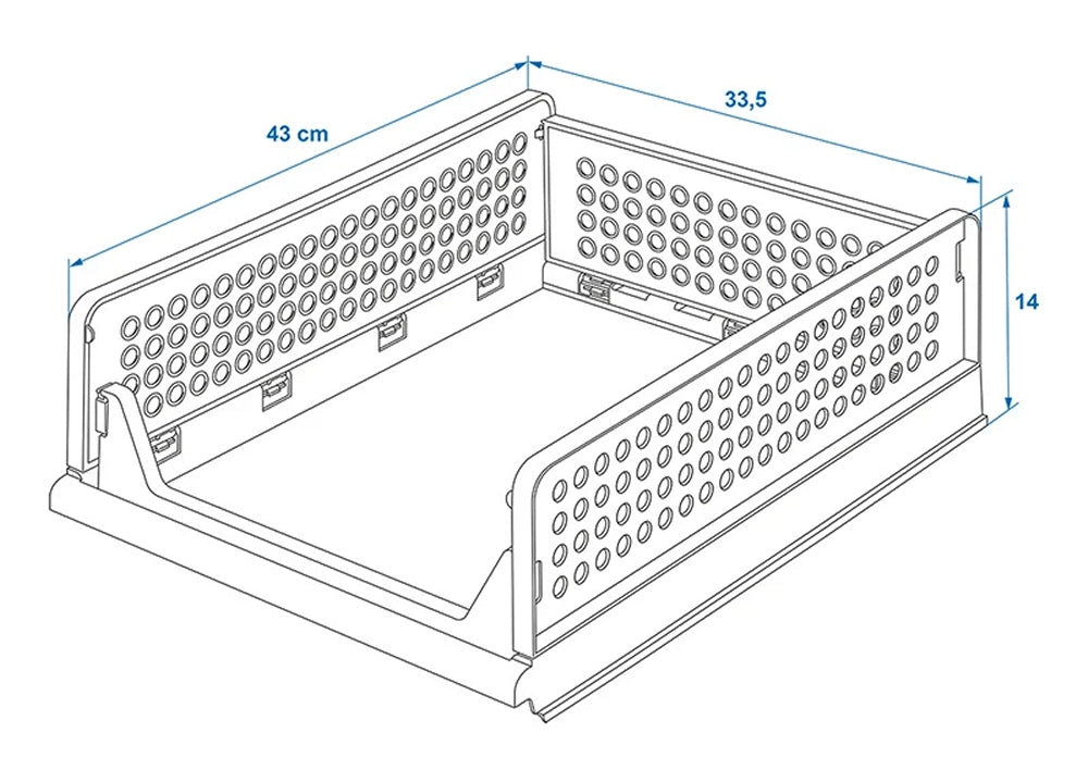 ProPlus 370321 2 Stück Küchenregal Organizer stapelbar faltbar
