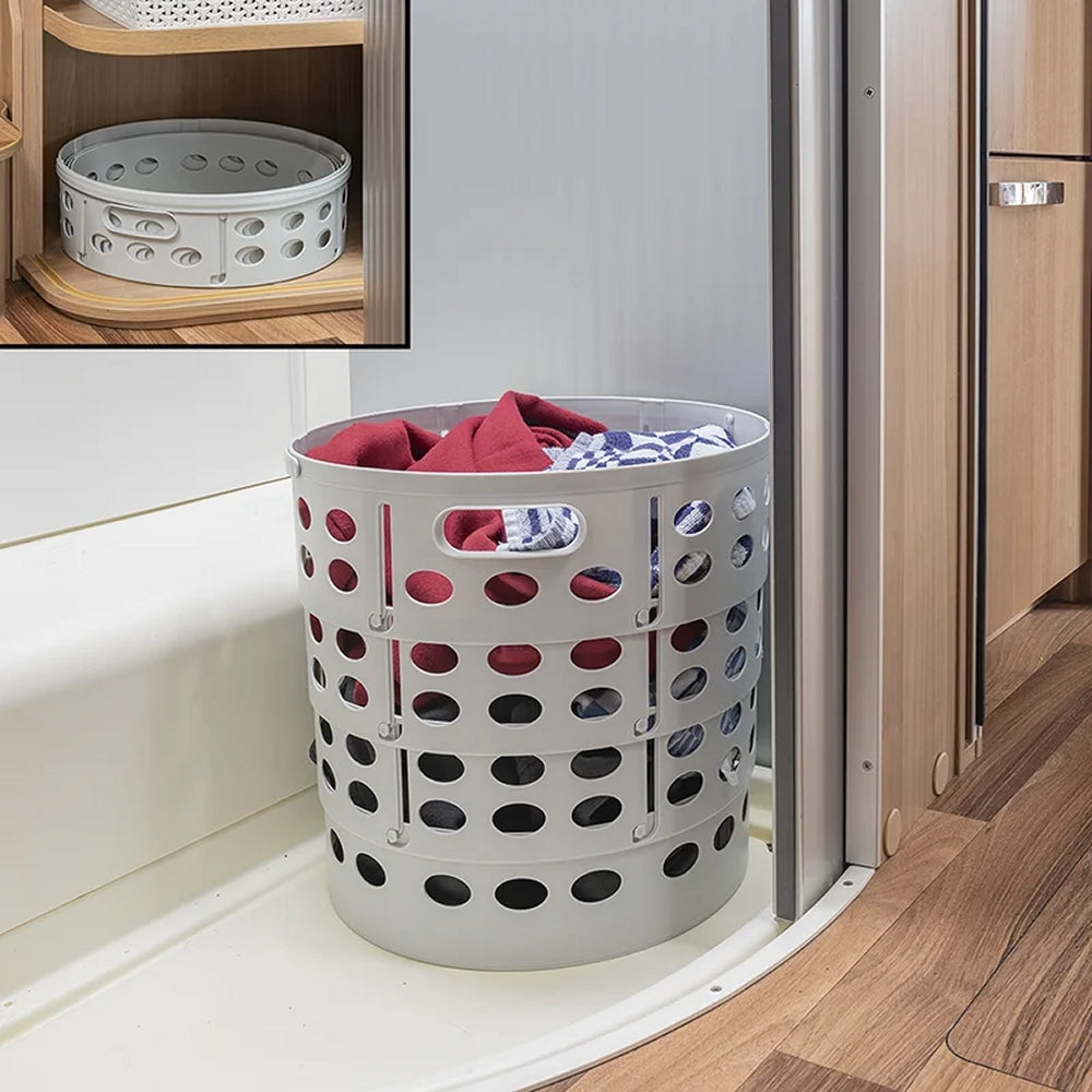 ProPlus 370323 Wäschekorb Wäschetonne Ø35cm faltbar Camping