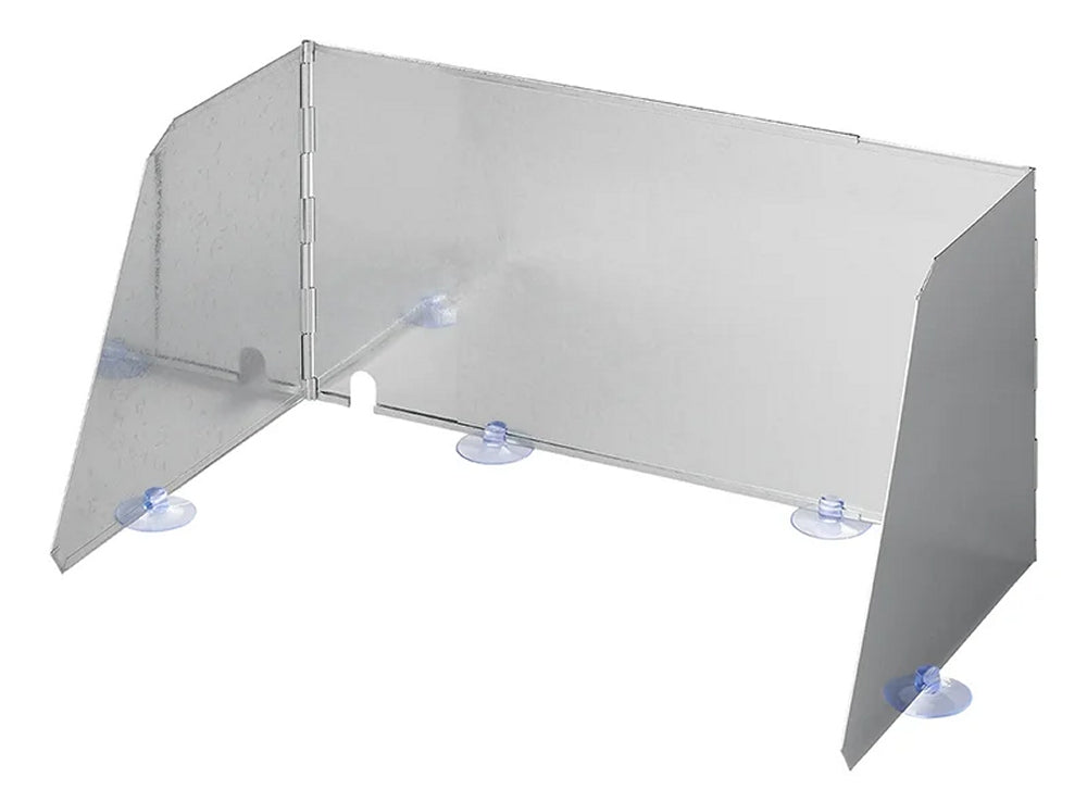 ProPlus 370340V02 Koch Windschutz Stahl faltbar ausziehbar 38,5/73 x 27 x 24cm 3 teilig Camping Kochen