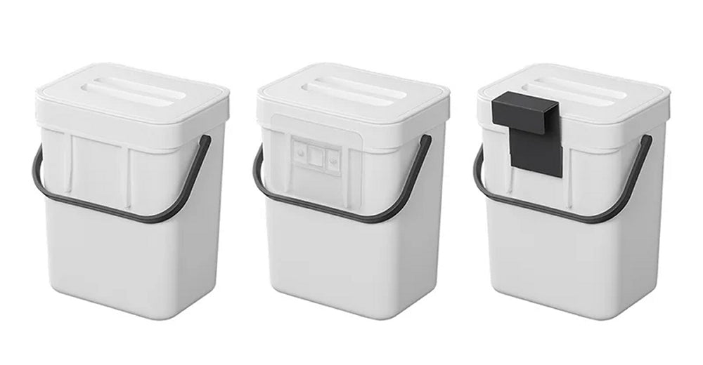 ProPlus 370404 Abfalleimer 3 Liter mit Deckel für Wohnwagen Wohnmobil Mülleimer