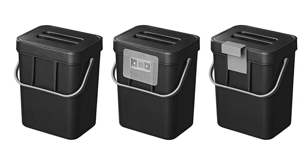 ProPlus 370404V01 Abfalleimer 5 Liter mit Deckel für Wohnwagen Wohnmobil Mülleimer