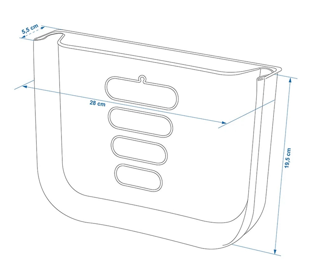 ProPlus 370405 Abfalleimer 6 Liter faltbar für Wohnwagen Wohnmobil Mülleimer
