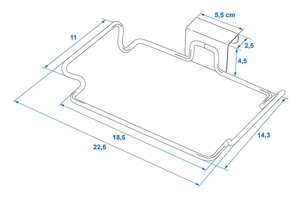 ProPlus 370409 Müllsackhalter für Türmontage Camping