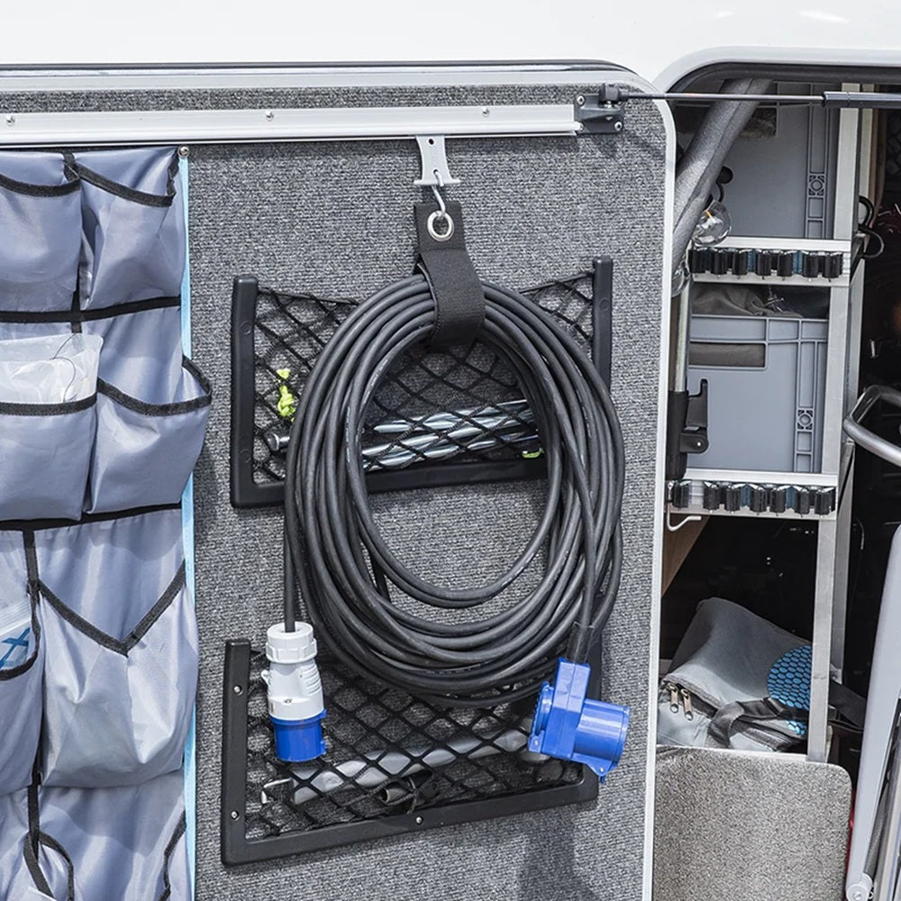 ProPlus 370538 2 Stück Kabelbinder mit Aufhängeöse Kabelhalter