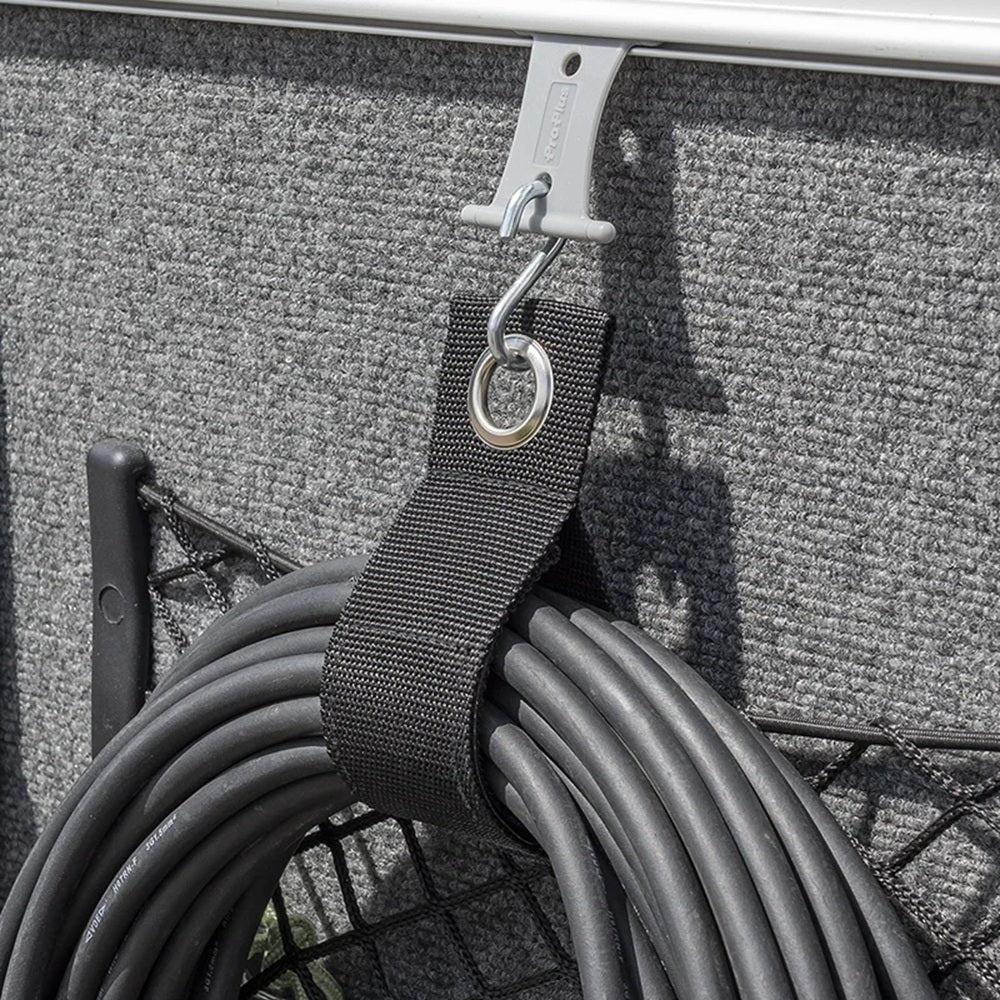 ProPlus 370538 2 Stück Kabelbinder mit Aufhängeöse Kabelhalter