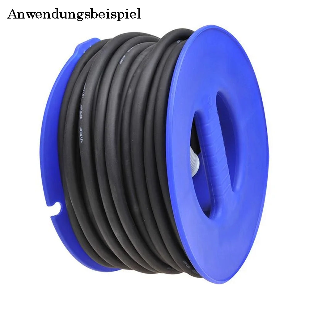 ProPlus 370553 Handkabeltrommel leer mit Griff für CEE Verlängerungskabel