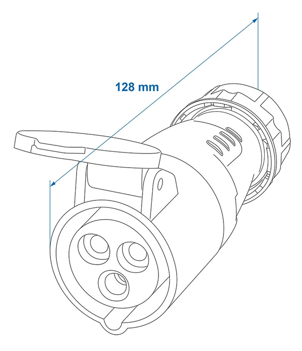 ProPlus 373502 CEE Kupplung 16 Ampere IP44 Anhängersteckdose
