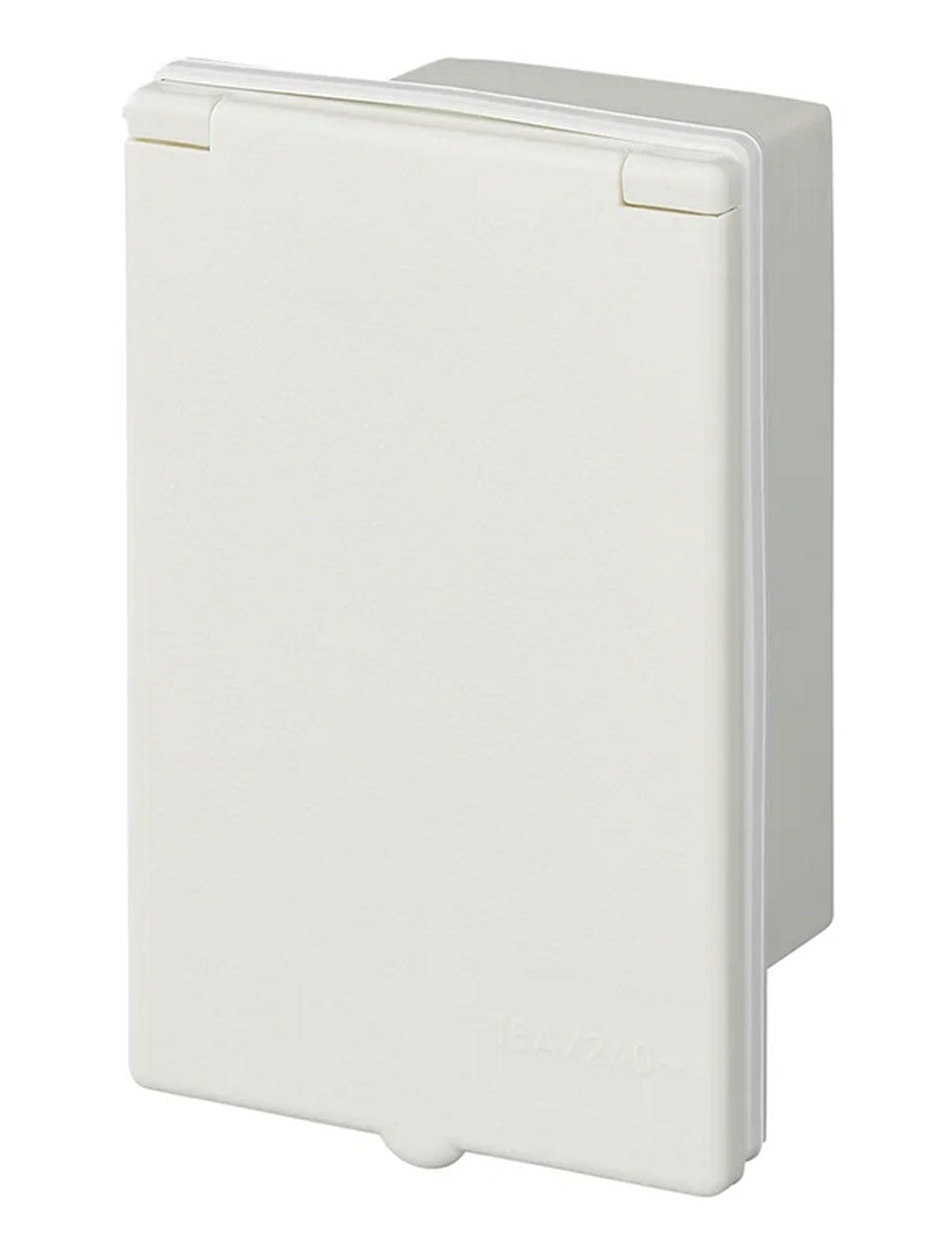 ProPlus 373505 CEE Einspeisestecker Einbau rechteckig weiss Einbaustecker