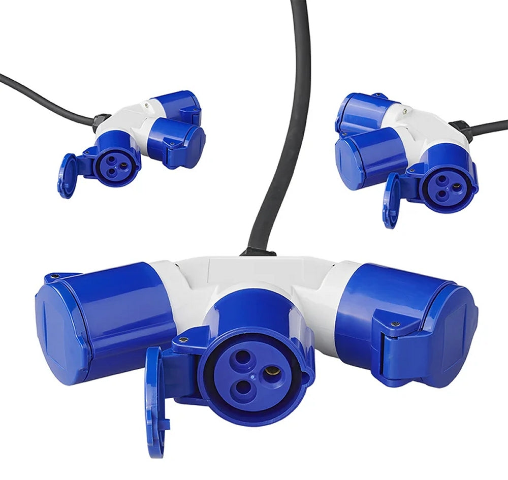 ProPlus 373512DE CEE 3-fach Verteiler 150cm 16A Stromverteiler Splitter