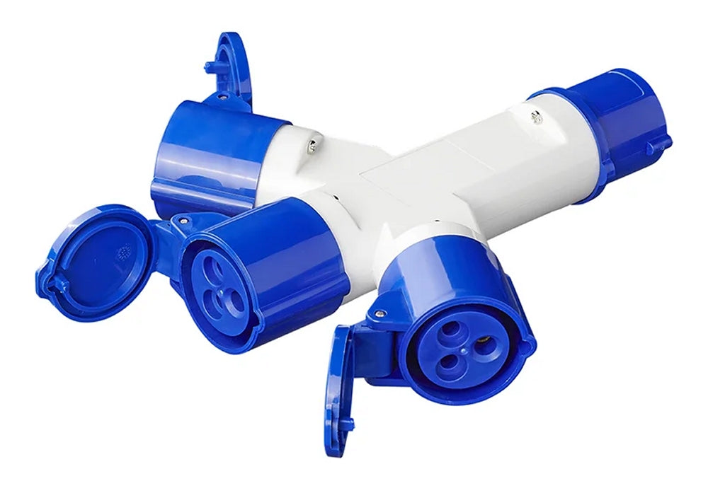 ProPlus 373516 CEE 3-fach Verteiler 16A Stromverteiler Splitter