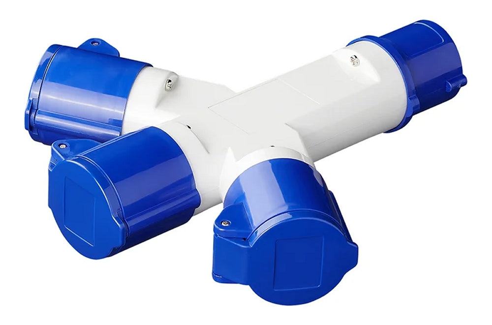 ProPlus 373516 CEE 3-fach Verteiler 16A Stromverteiler Splitter