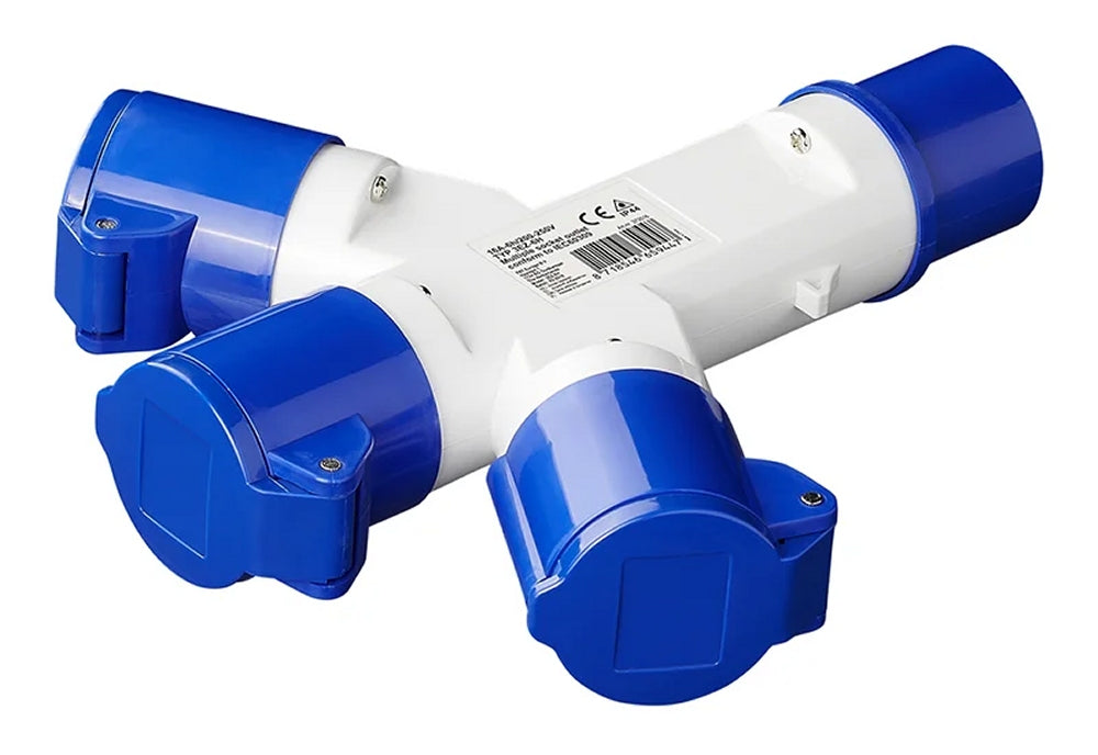 ProPlus 373516 CEE 3-fach Verteiler 16A Stromverteiler Splitter