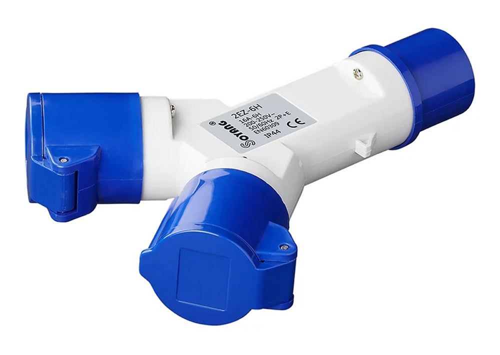 ProPlus 373516V01 CEE 2-fach Verteiler 16A Stromverteiler Splitter