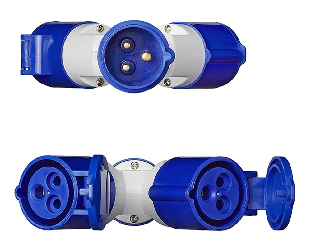 ProPlus 373516V01 CEE 2-fach Verteiler 16A Stromverteiler Splitter